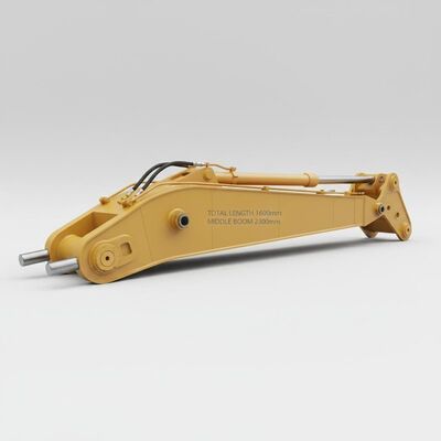 บูมแขนรถขุดความยาวรวม 16000 มม. ไม่รวมน้ำหนักถ่วง พร้อมบูมกลางยาว 2300 มม. ออกแบบมาสำหรับอุปกรณ์ขุด