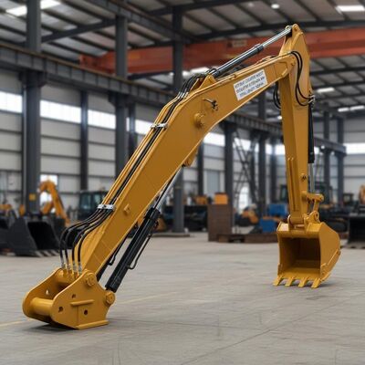 โดยไม่มี Counterweight Excavator Extension Arm ความยาวรวม 16000mm เครื่องมือก่อสร้างภาระหนัก