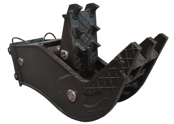 Excavator Demoliton Rock Breaker Attachment With 4 Side Blade เสียงต่ํา ผลงานสูงแรง 2250KN