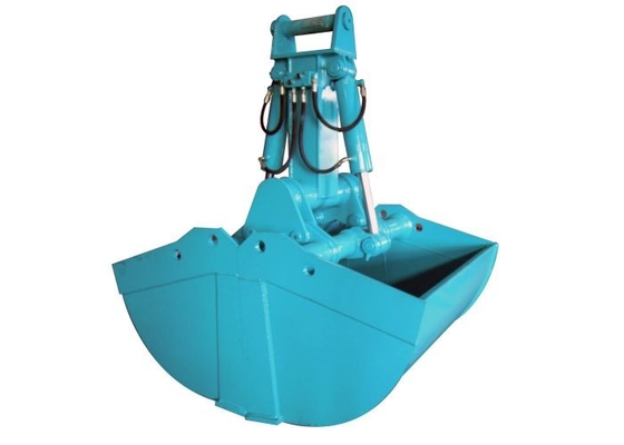 เครื่องขุด Clamshell Bucket Clamshell Grapple Excavator เครื่องขุดประสิทธิภาพสูง เครื่องติดตั้งที่มีความจุสูง