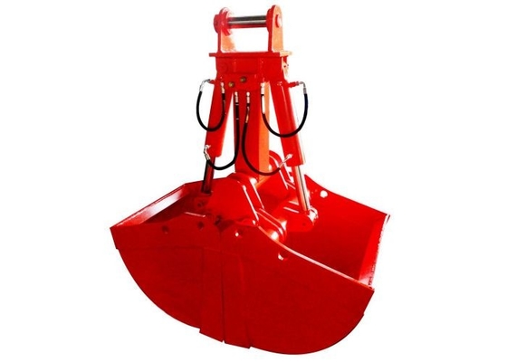 เครื่องขุด Clamshell Bucket Clamshell Grapple Excavator เครื่องขุดประสิทธิภาพสูง เครื่องติดตั้งที่มีความจุสูง