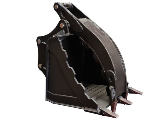 0.52 ก้อนเมตร ความจุ Excavator Bucket Grab Excavator Claw การติดตั้งด้วยวัสดุ Q345B Q690D ที่มีความสามารถสูง