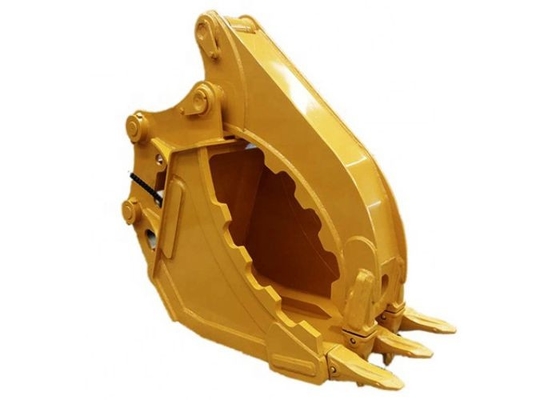 0.52 ก้อนเมตร ความจุ Excavator Bucket Grab Excavator Claw การติดตั้งด้วยวัสดุ Q345B Q690D ที่มีความสามารถสูง